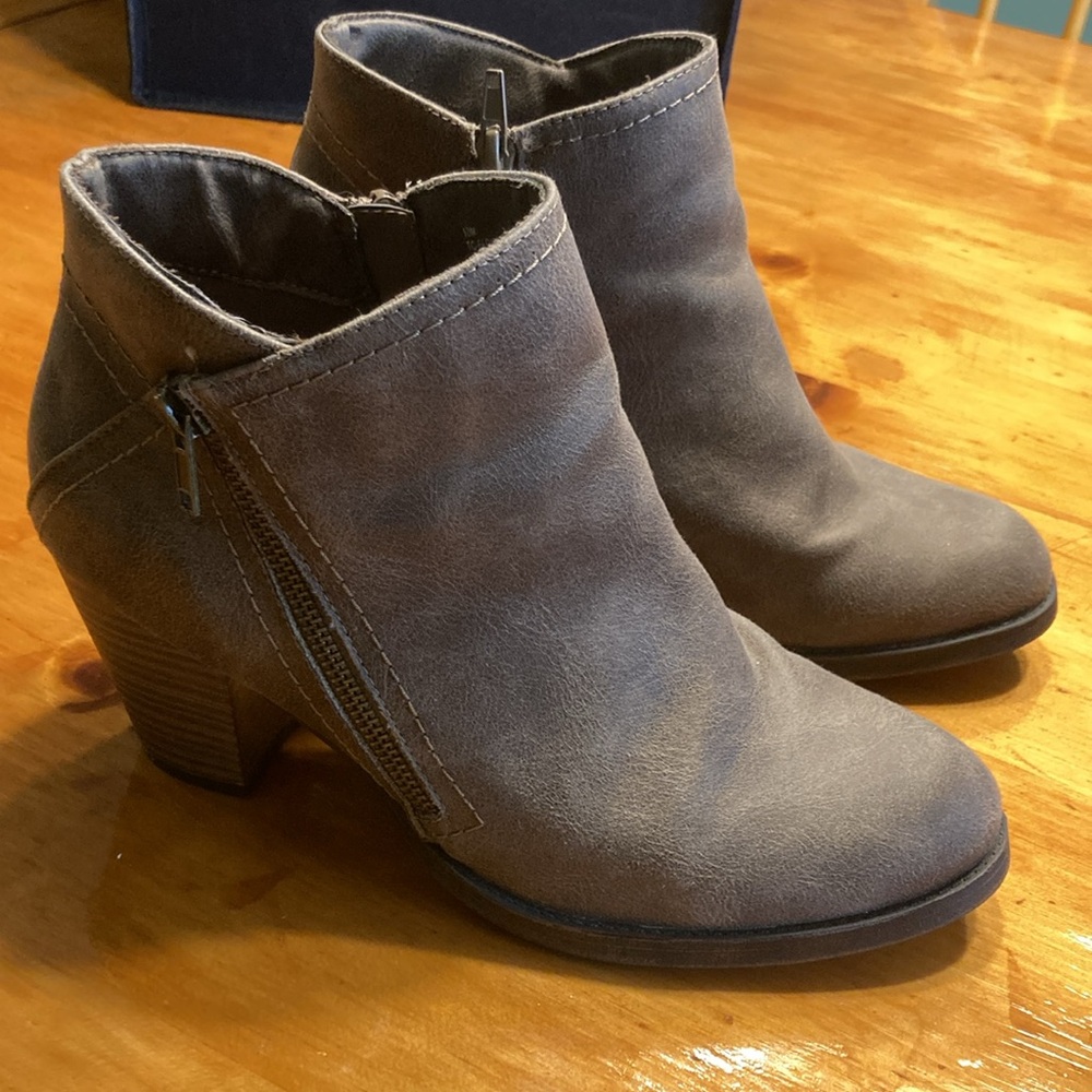 True Craft TC-Eloise Ankle Boots Womens Taupe Size 10M - Picture 3 of 15